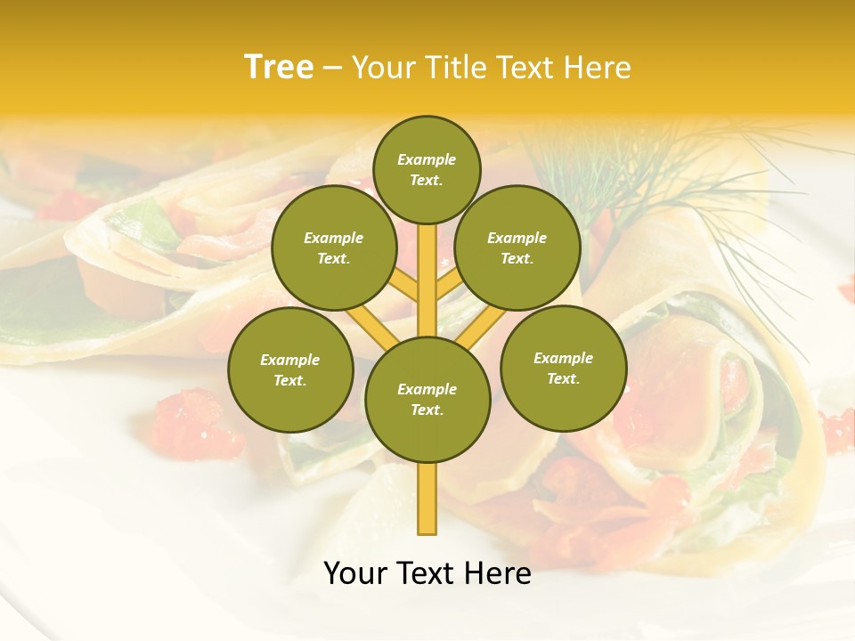 Omelet De Vegetales PowerPoint Template