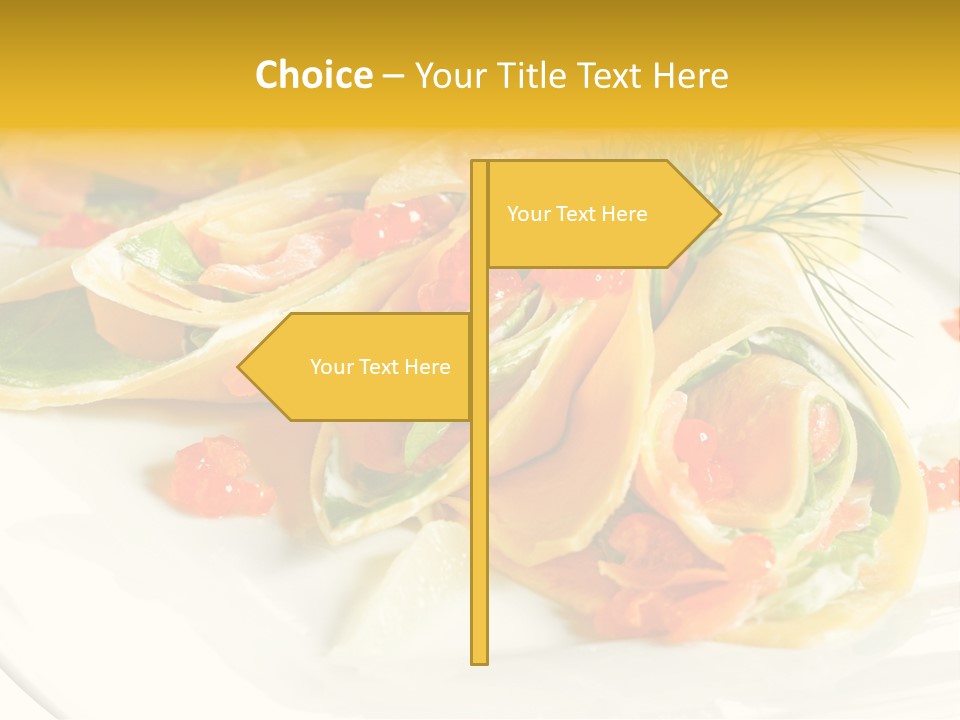 Omelet De Vegetales PowerPoint Template