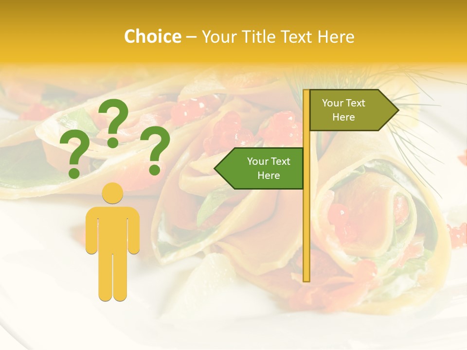 Omelet De Vegetales PowerPoint Template