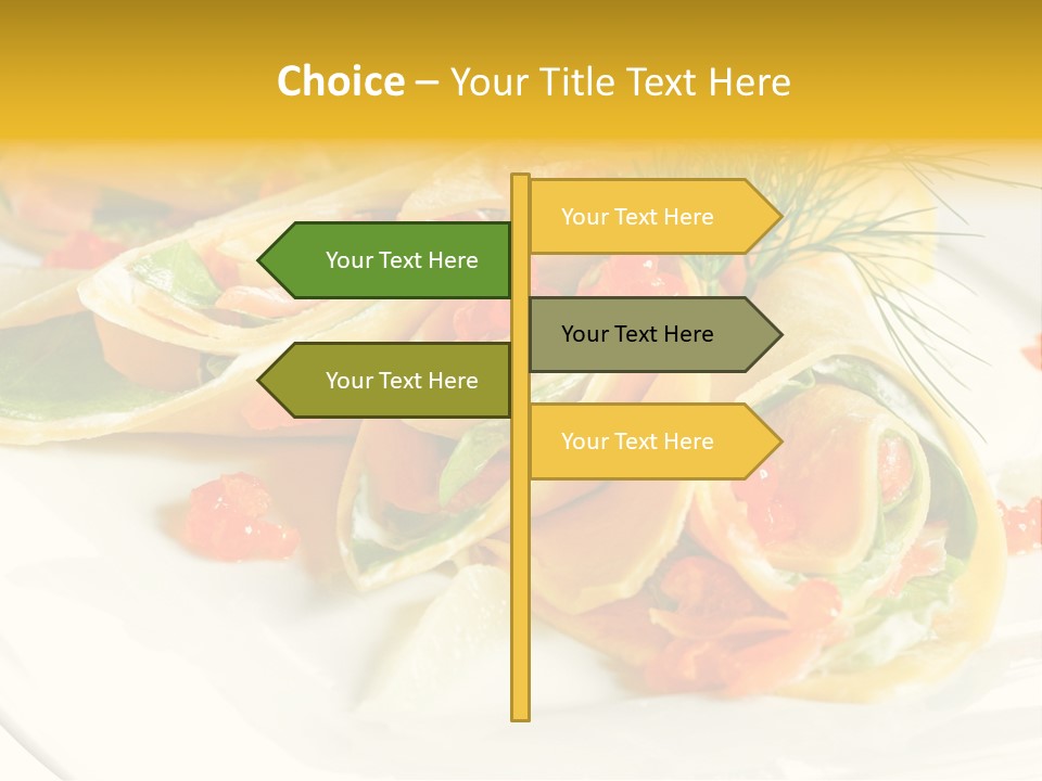 Omelet De Vegetales PowerPoint Template