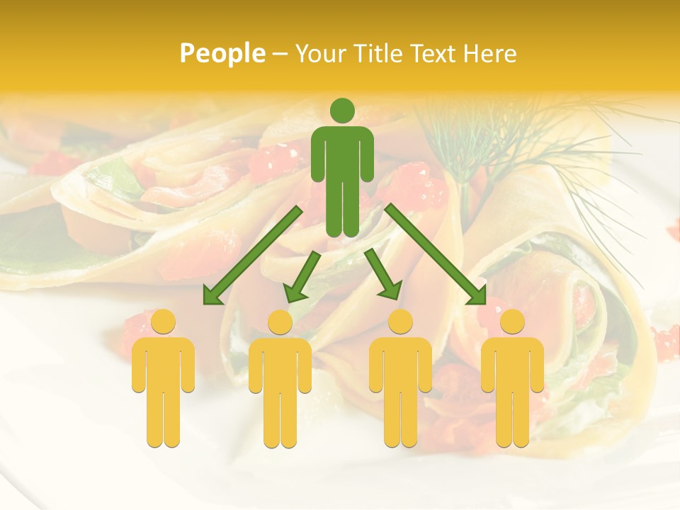 Omelet De Vegetales PowerPoint Template