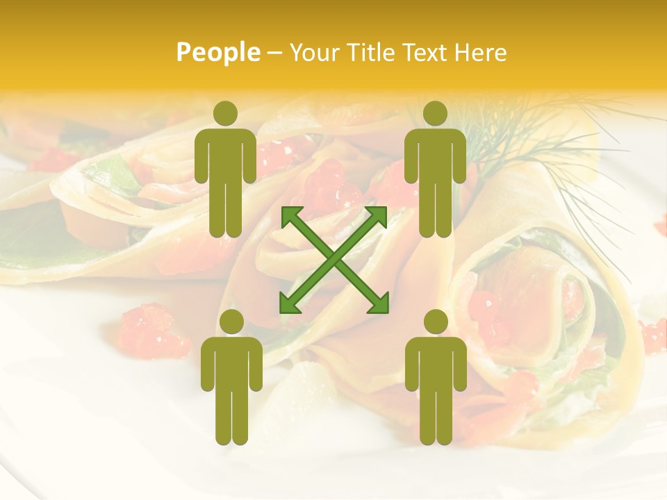 Omelet De Vegetales PowerPoint Template