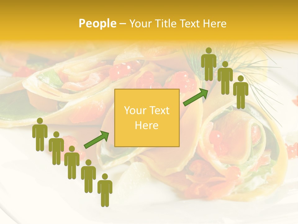 Omelet De Vegetales PowerPoint Template