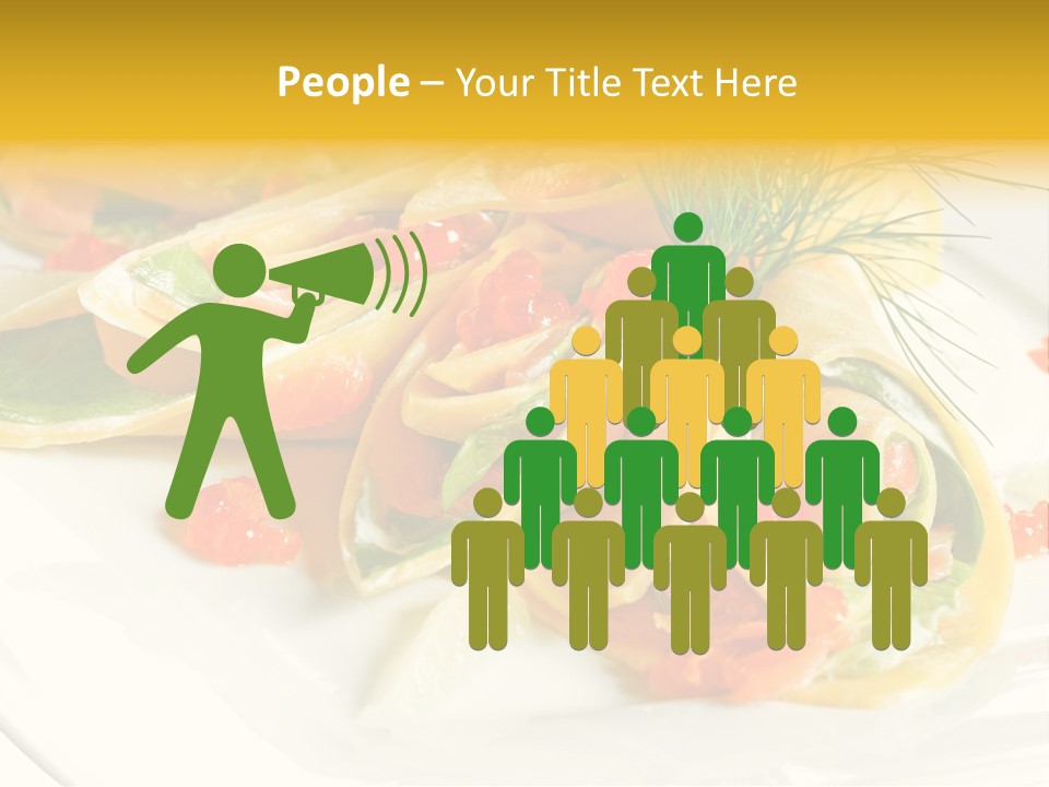 Omelet De Vegetales PowerPoint Template