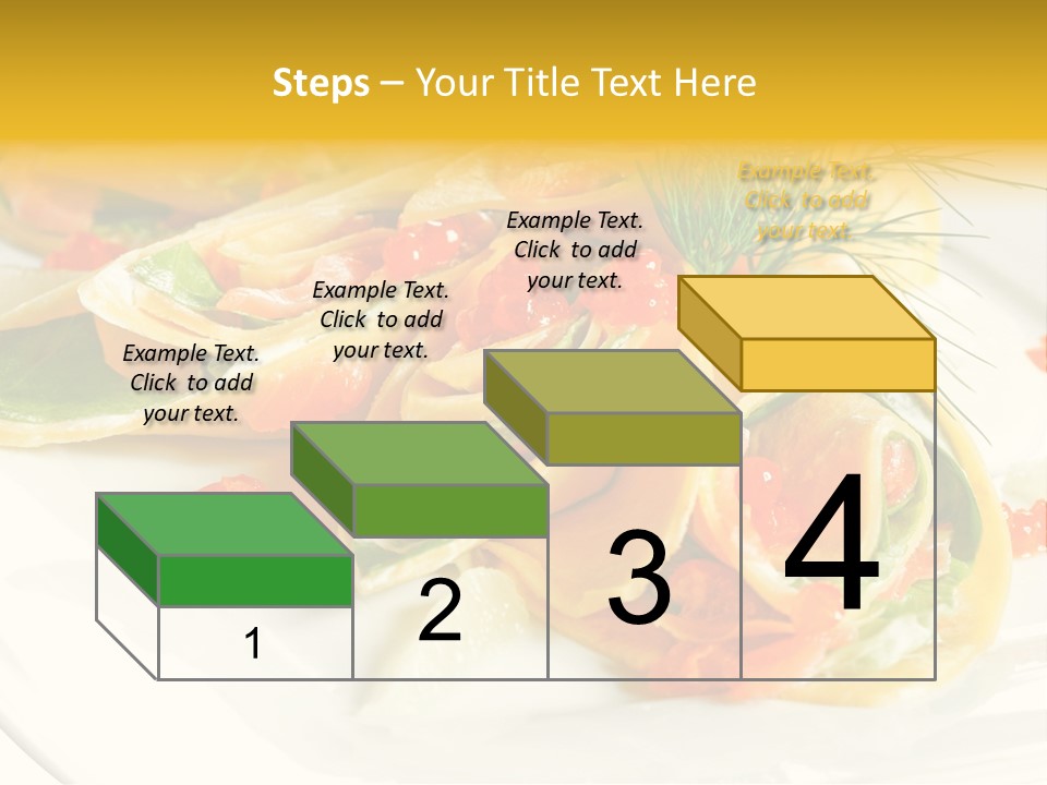 Omelet De Vegetales PowerPoint Template