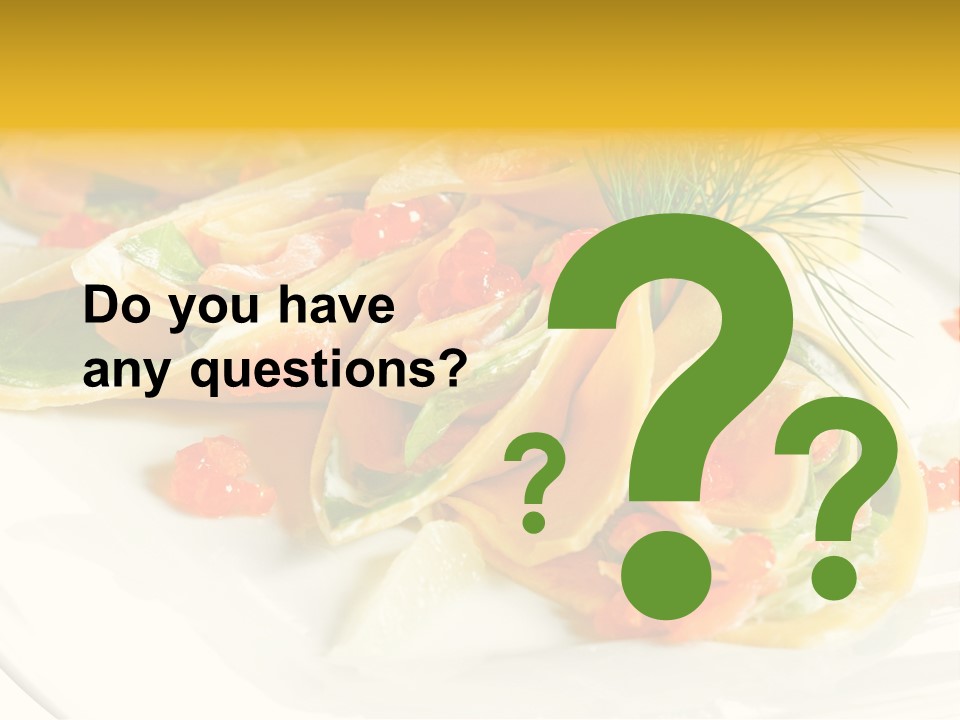 Omelet De Vegetales PowerPoint Template