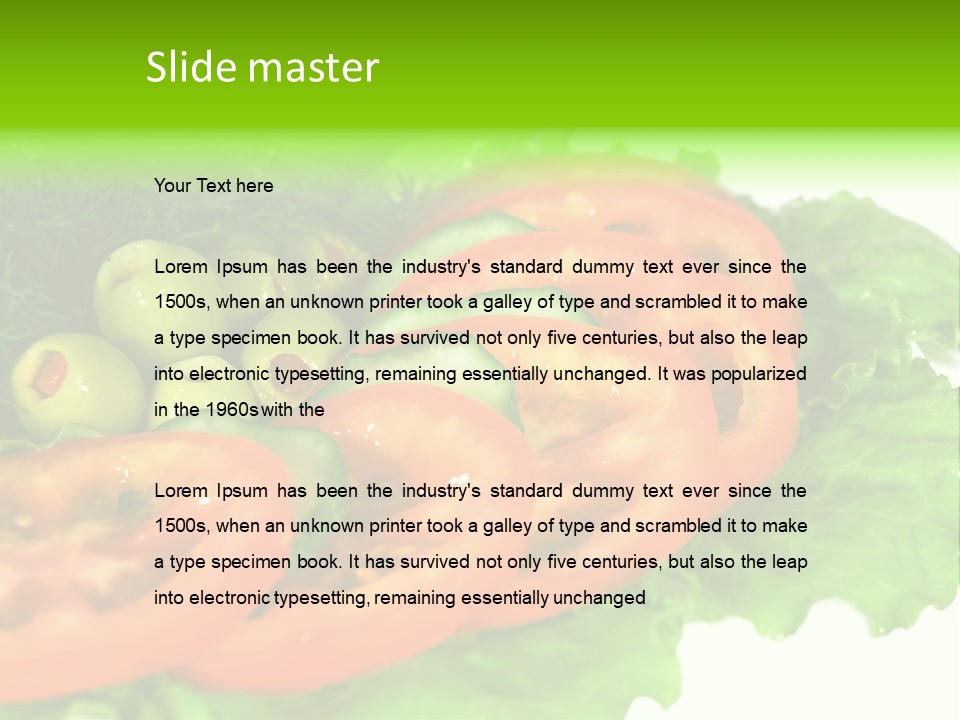 Salad PowerPoint Template
