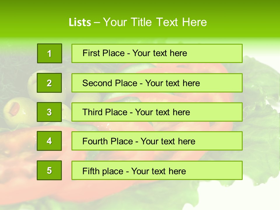 Salad PowerPoint Template
