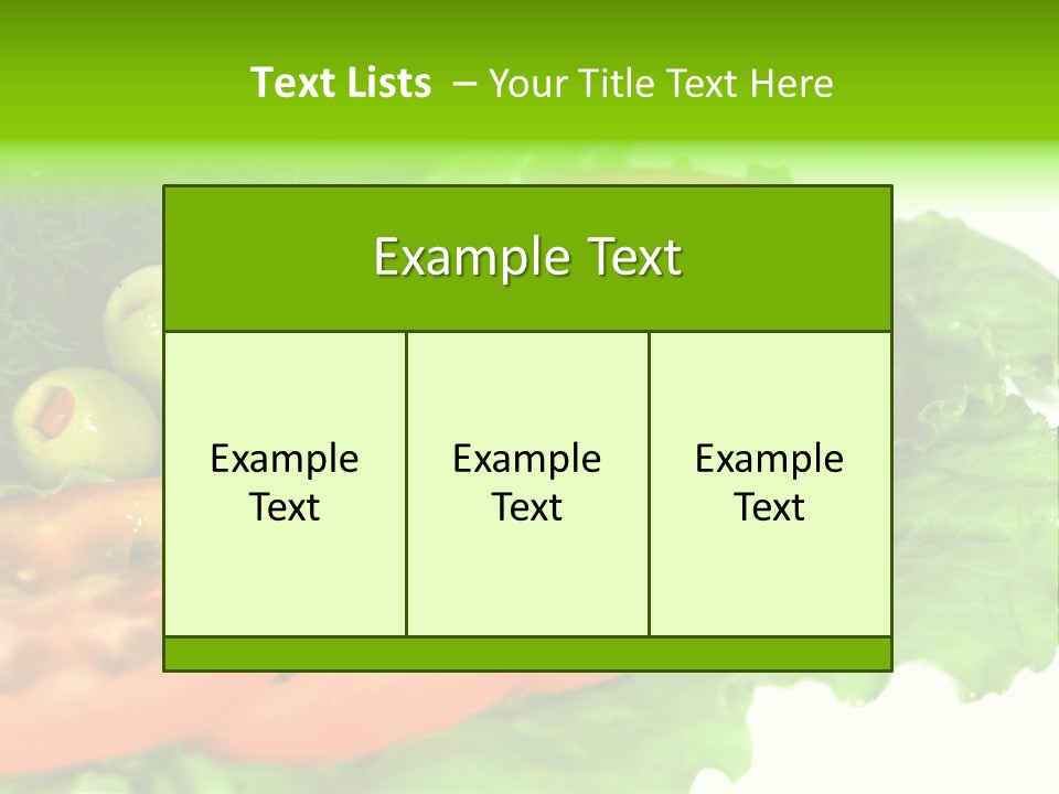 Salad PowerPoint Template