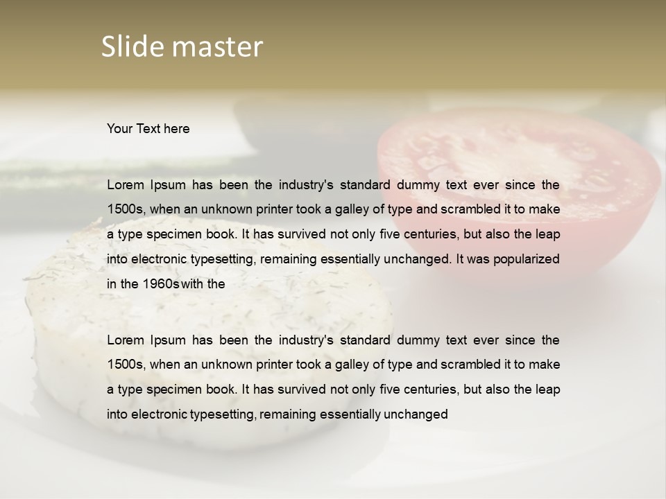 Nobody Halve Drink PowerPoint Template