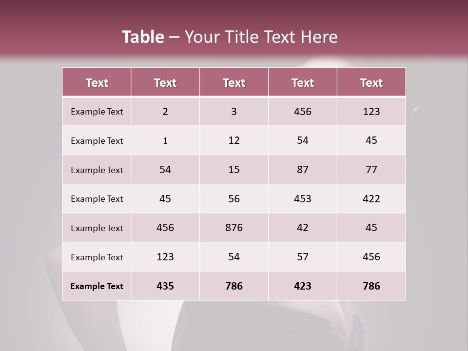 Caucasian Posing Cosmetics PowerPoint Template