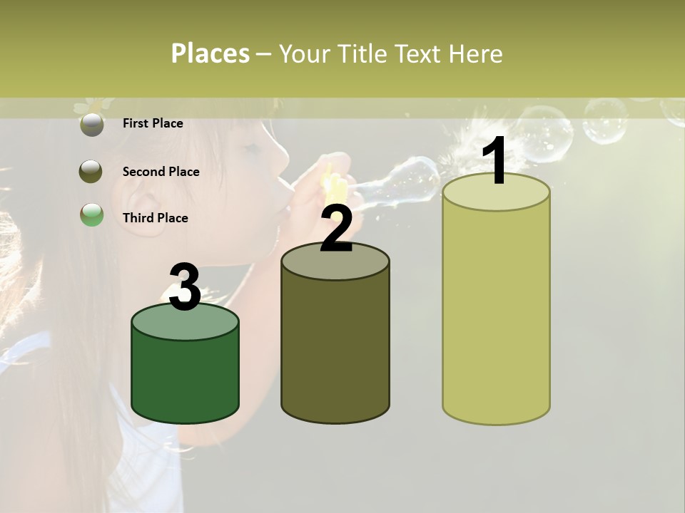 Child Bubbles PowerPoint Template