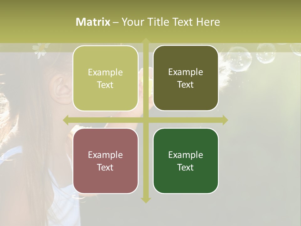 Child Bubbles PowerPoint Template