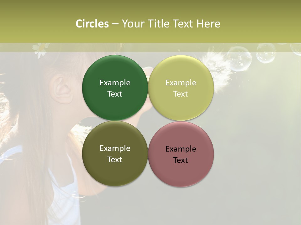 Child Bubbles PowerPoint Template