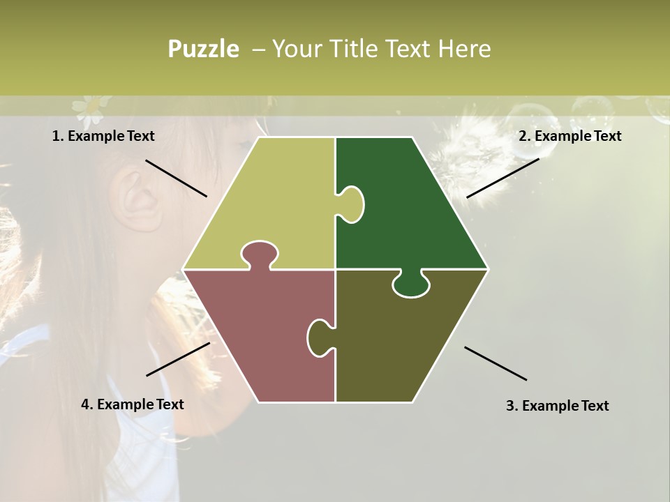 Child Bubbles PowerPoint Template