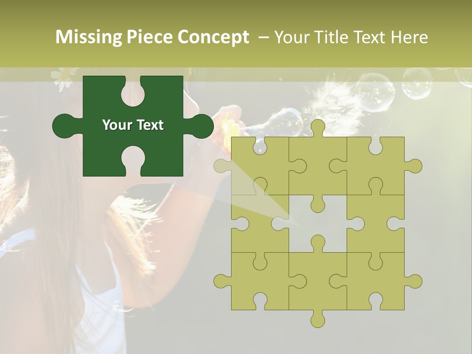 Child Bubbles PowerPoint Template