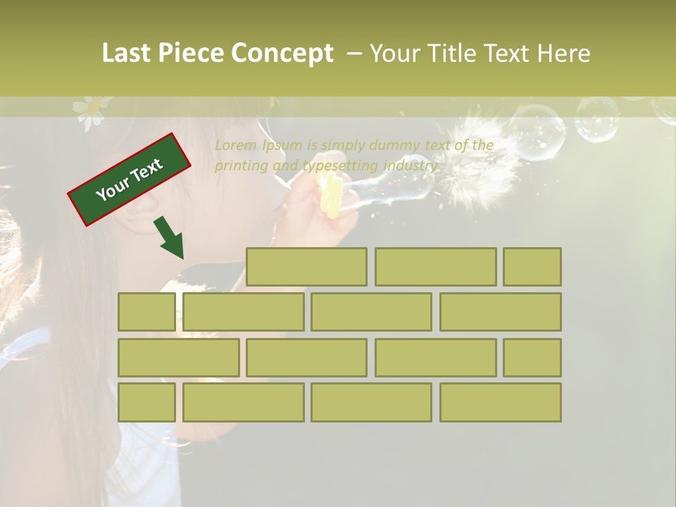 Child Bubbles PowerPoint Template