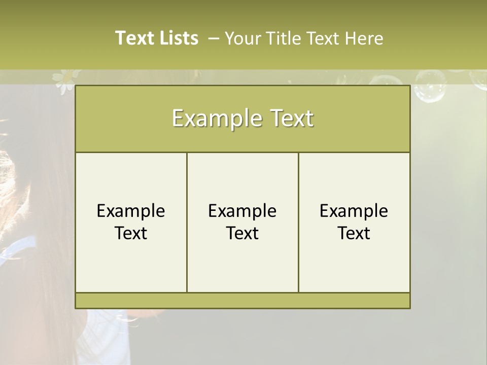 Child Bubbles PowerPoint Template