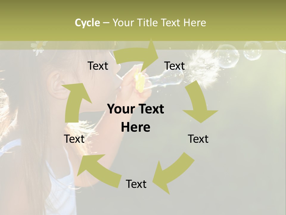 Child Bubbles PowerPoint Template