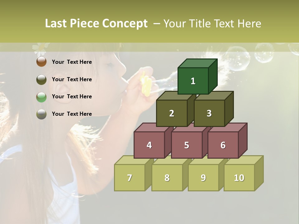 Child Bubbles PowerPoint Template