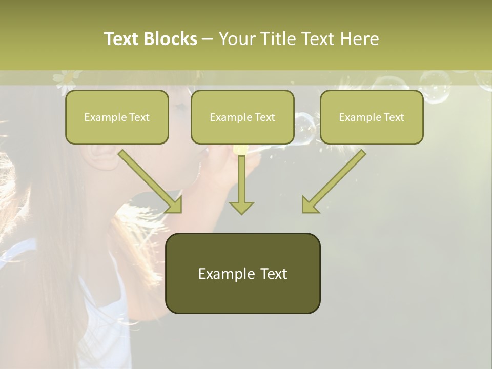 Child Bubbles PowerPoint Template