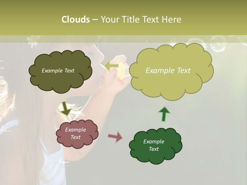 Child Bubbles PowerPoint Template