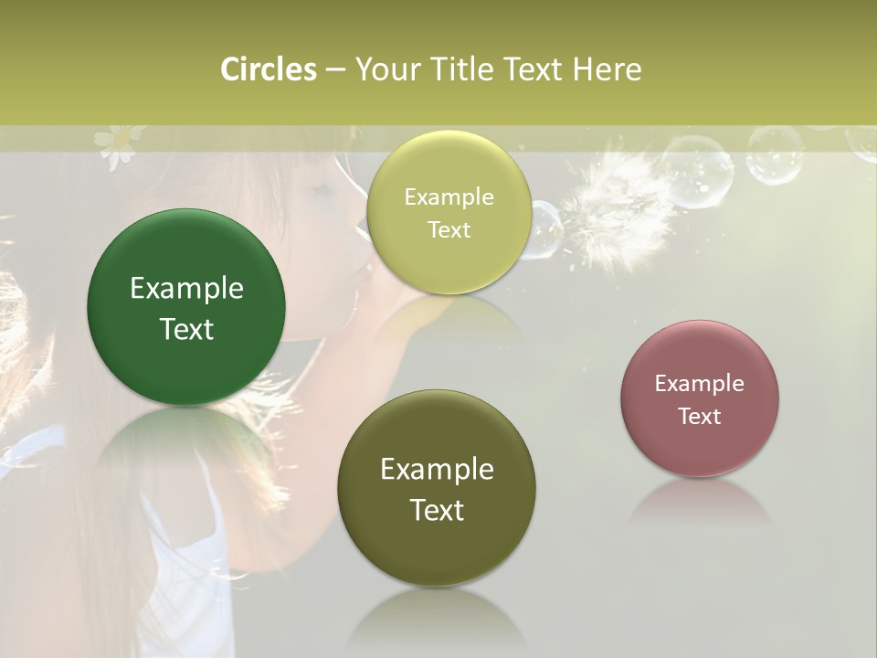 Child Bubbles PowerPoint Template