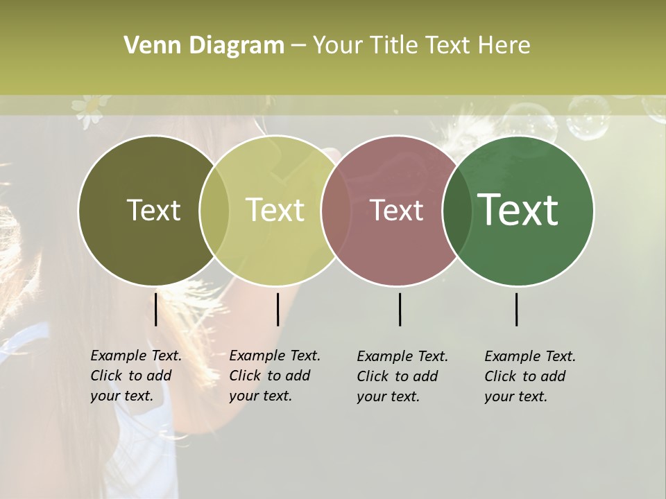 Child Bubbles PowerPoint Template