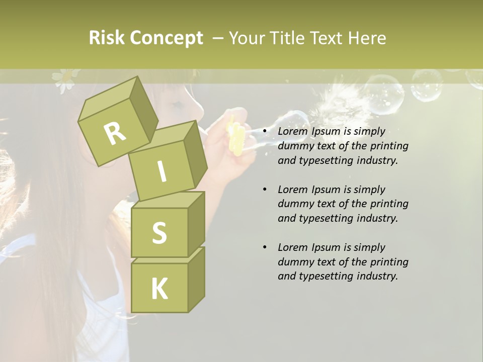 Child Bubbles PowerPoint Template