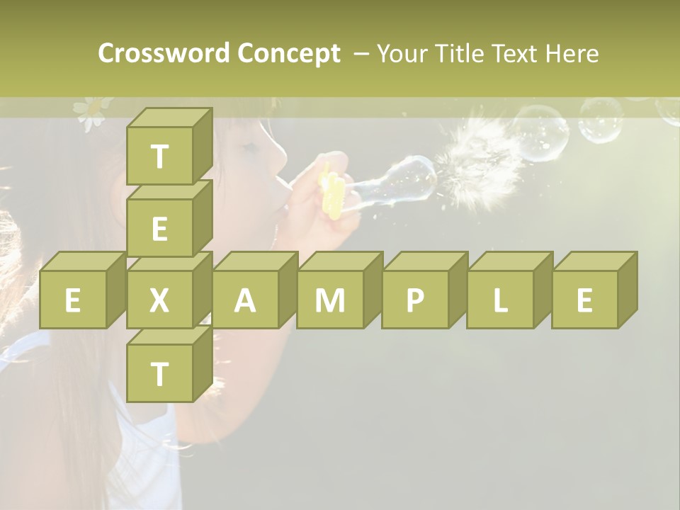 Child Bubbles PowerPoint Template