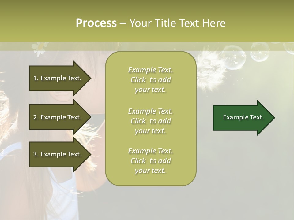Child Bubbles PowerPoint Template