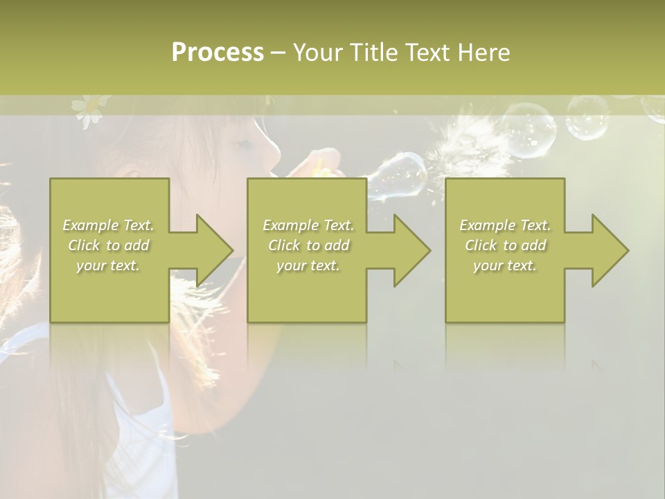 Child Bubbles PowerPoint Template