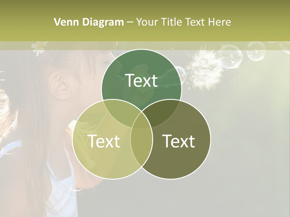 Child Bubbles PowerPoint Template