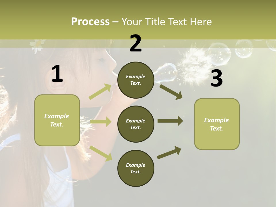 Child Bubbles PowerPoint Template