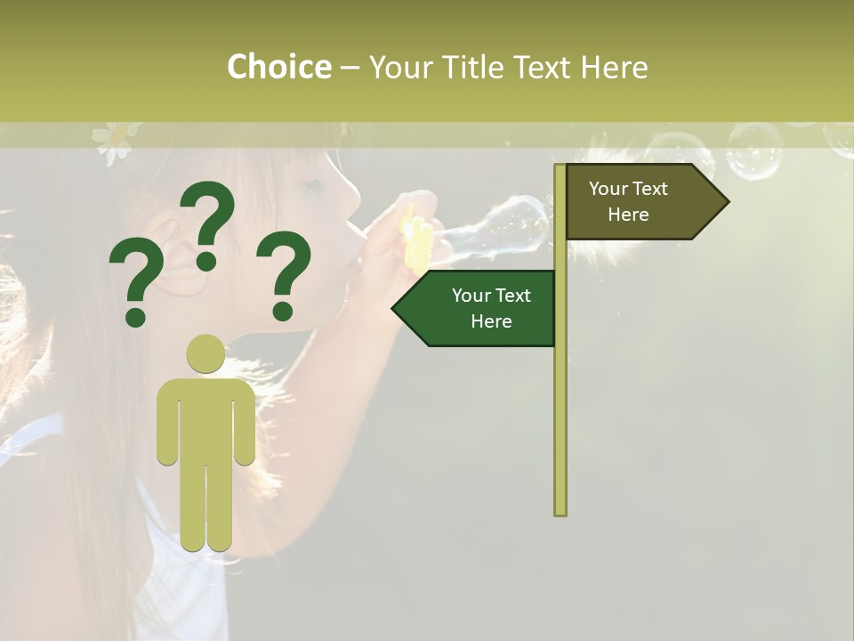 Child Bubbles PowerPoint Template