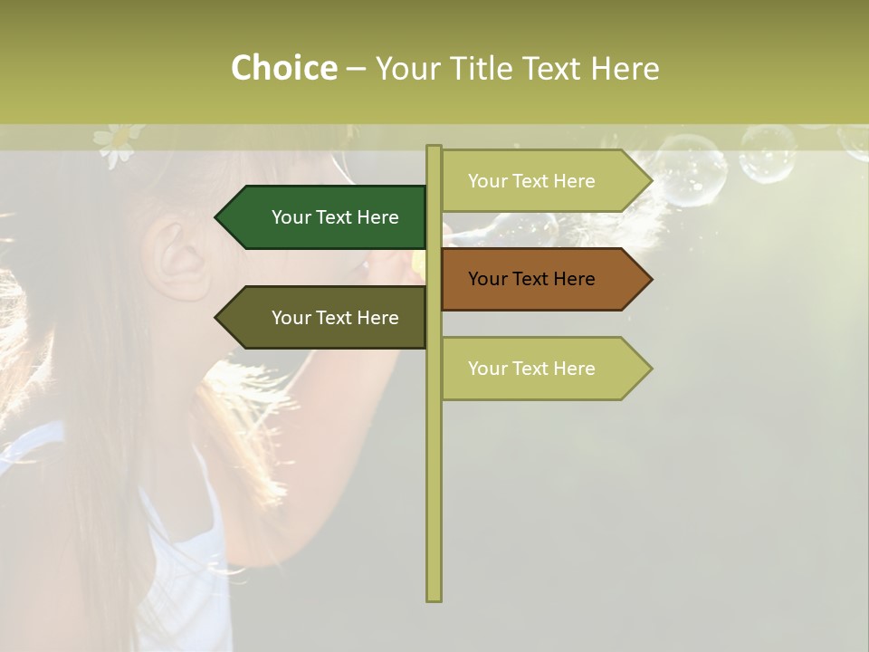 Child Bubbles PowerPoint Template
