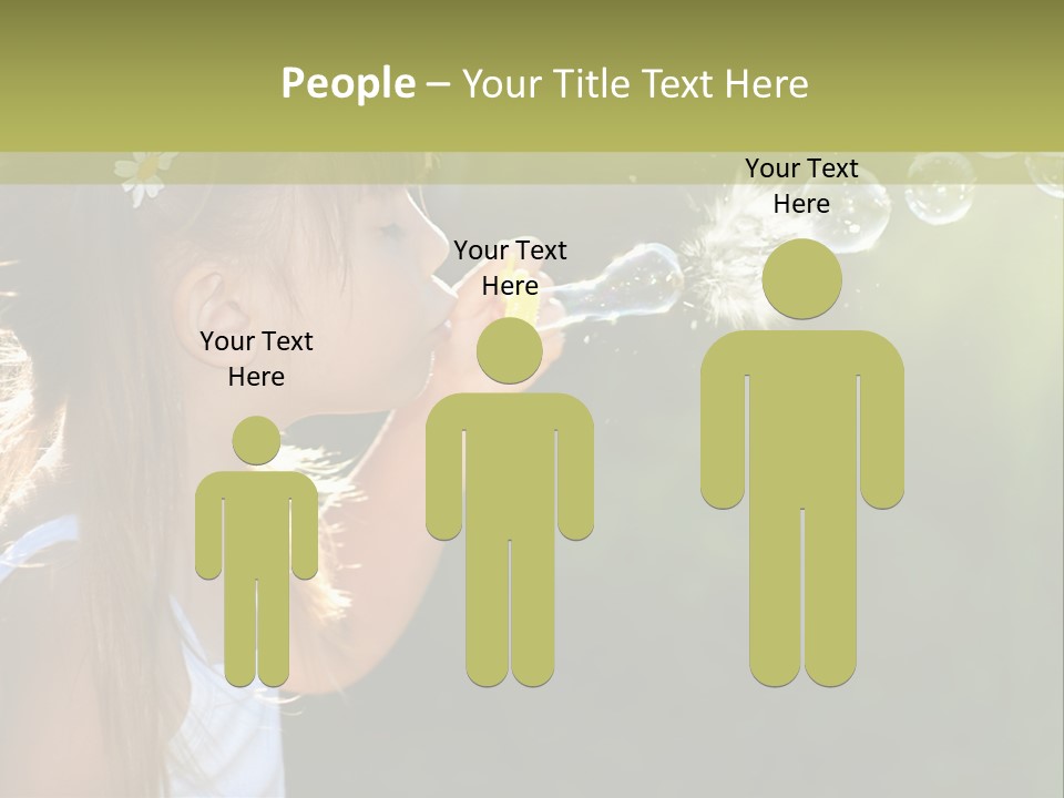 Child Bubbles PowerPoint Template