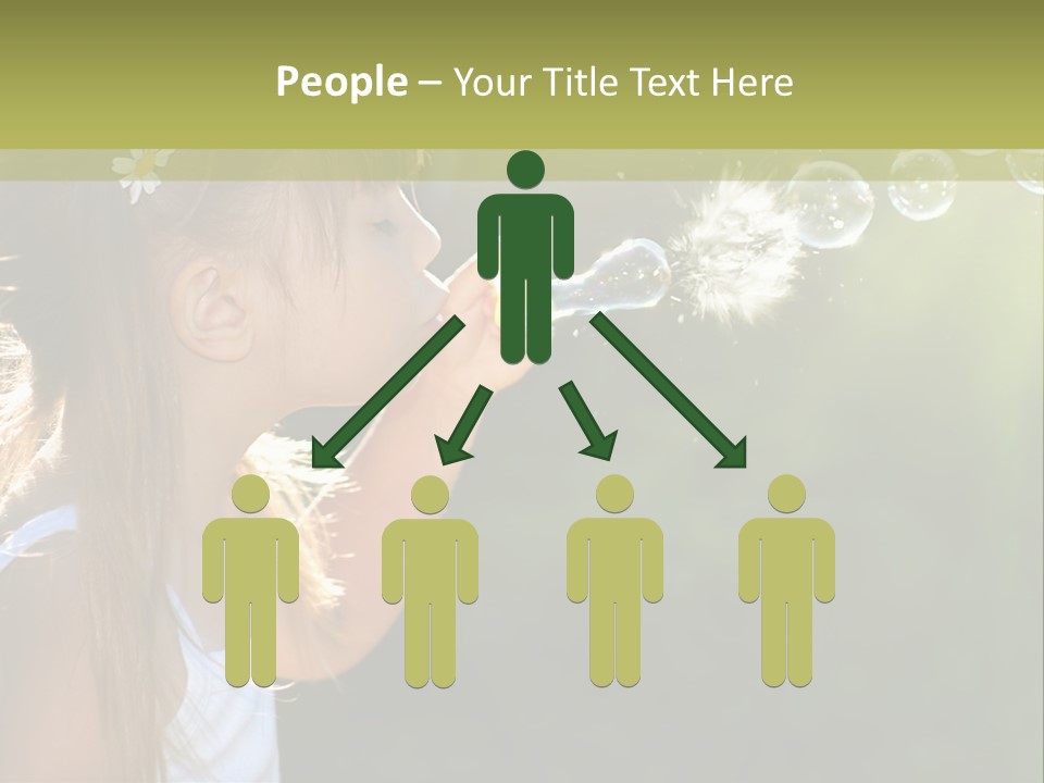 Child Bubbles PowerPoint Template