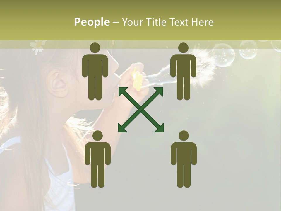 Child Bubbles PowerPoint Template