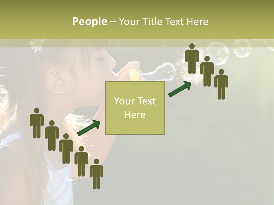 Child Bubbles PowerPoint Template