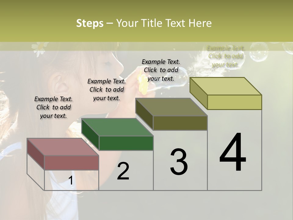 Child Bubbles PowerPoint Template