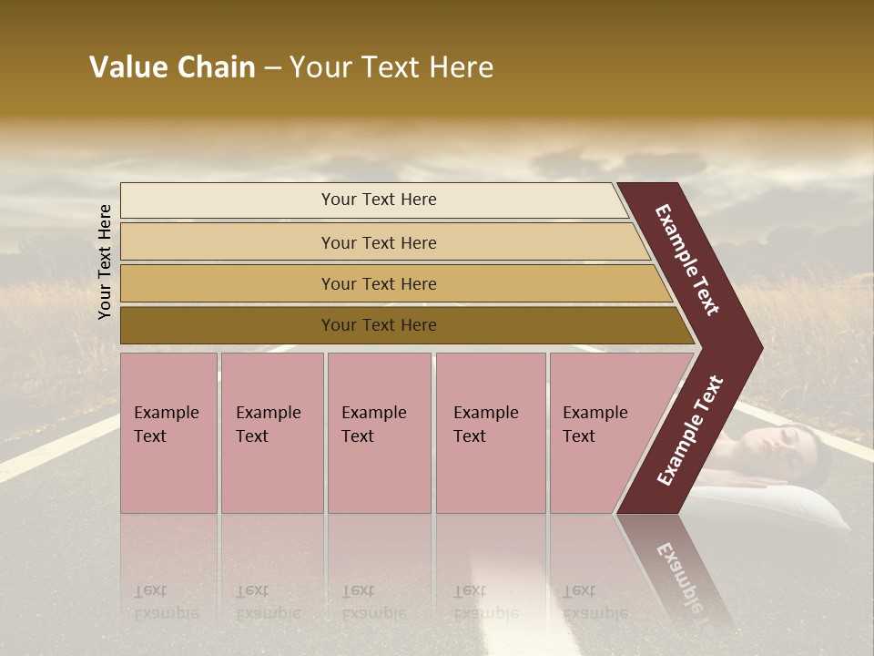 Girl Traffic  PowerPoint Template