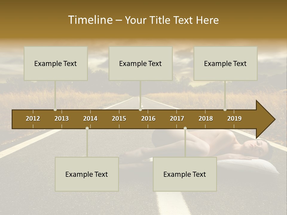 Girl Traffic  PowerPoint Template