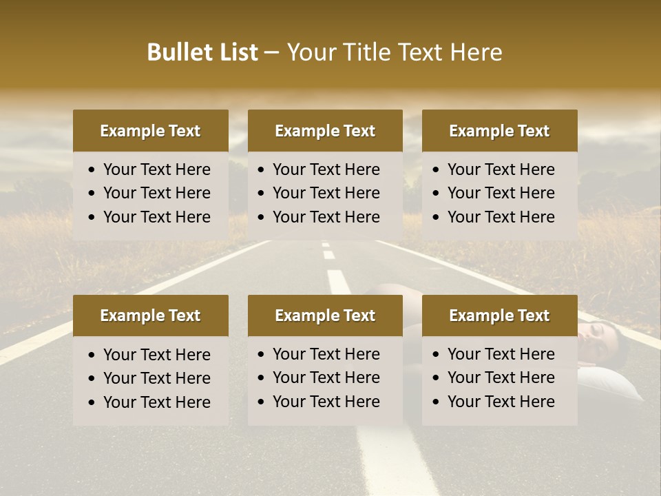 Girl Traffic  PowerPoint Template