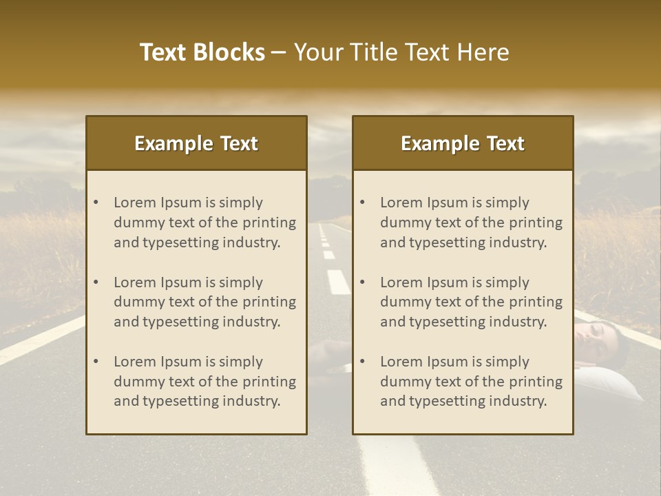 Girl Traffic  PowerPoint Template