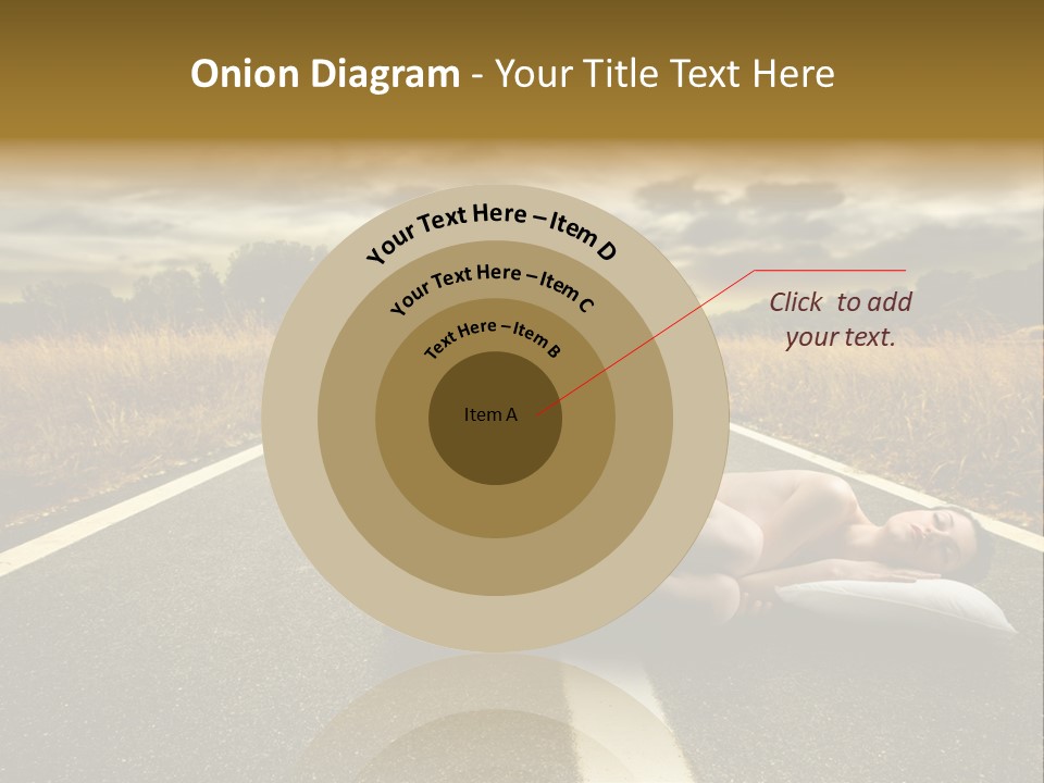 Girl Traffic  PowerPoint Template