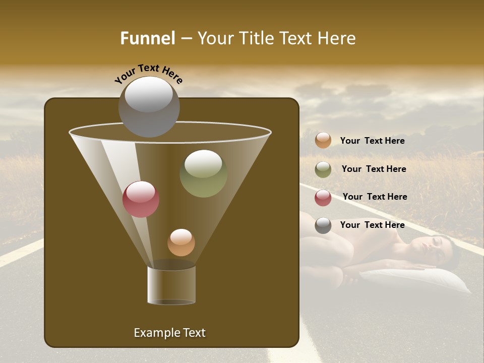 Girl Traffic  PowerPoint Template