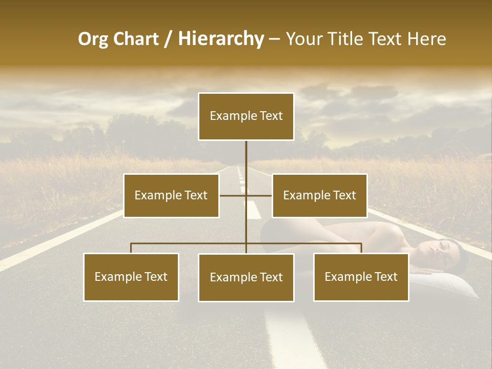 Girl Traffic  PowerPoint Template