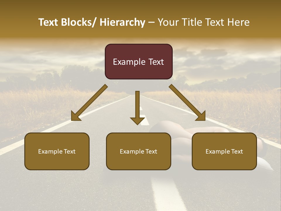 Girl Traffic  PowerPoint Template