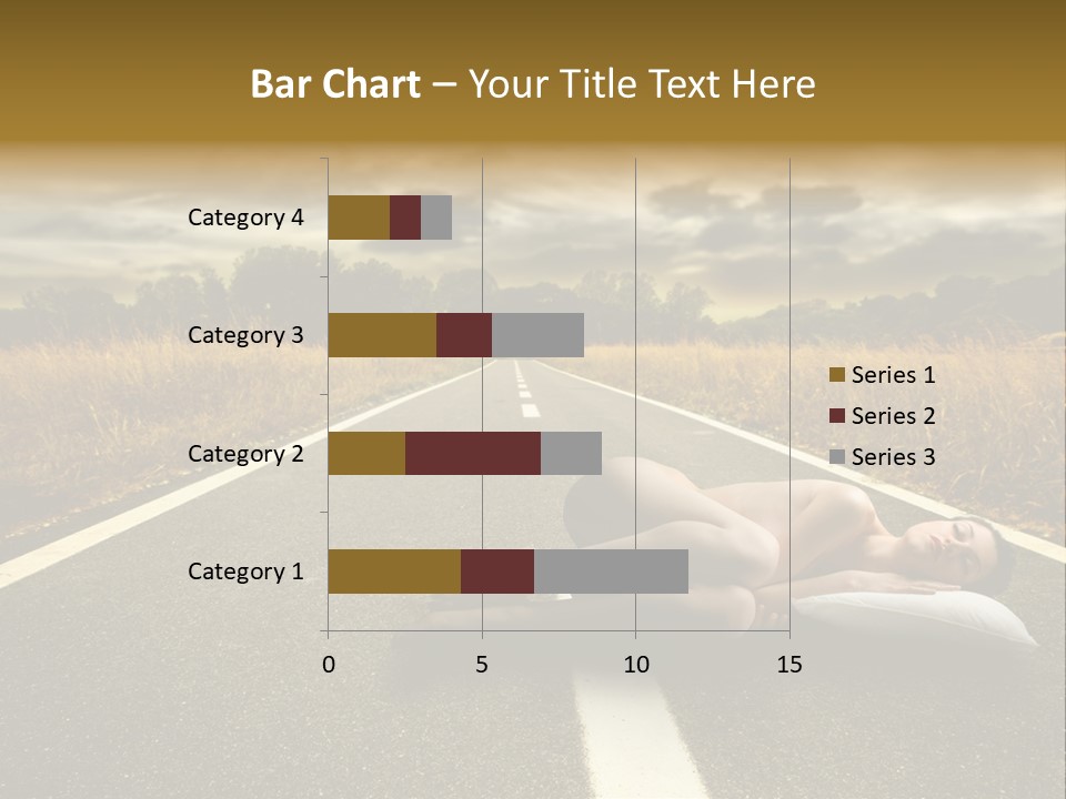 Girl Traffic  PowerPoint Template